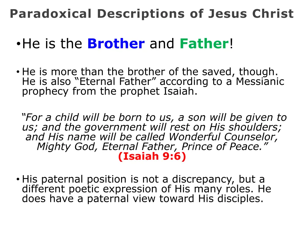 paradoxical descriptions of jesus christ 25