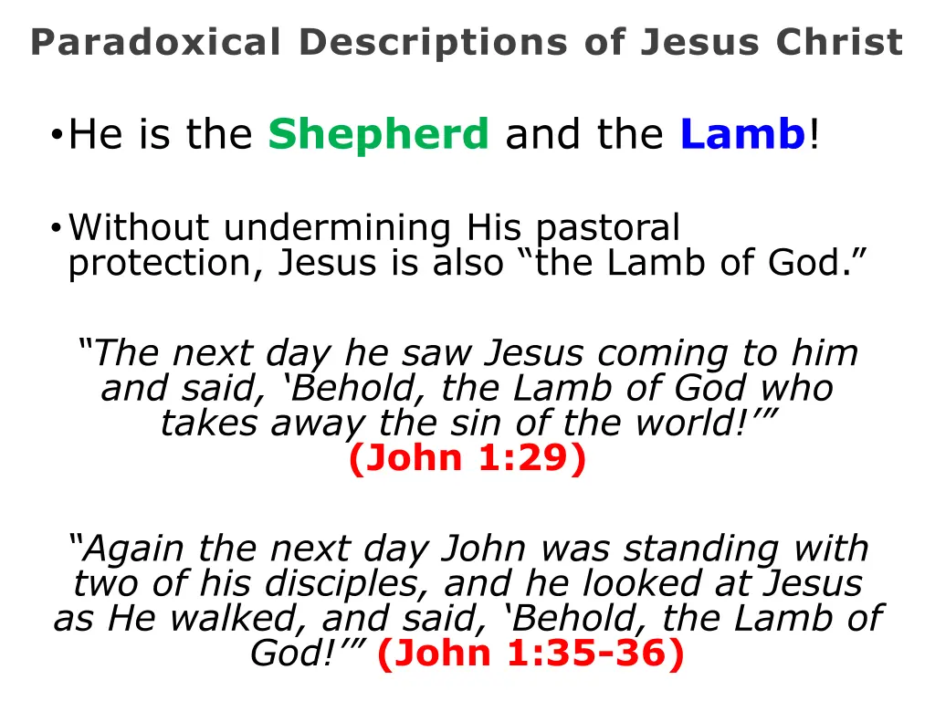 paradoxical descriptions of jesus christ 5