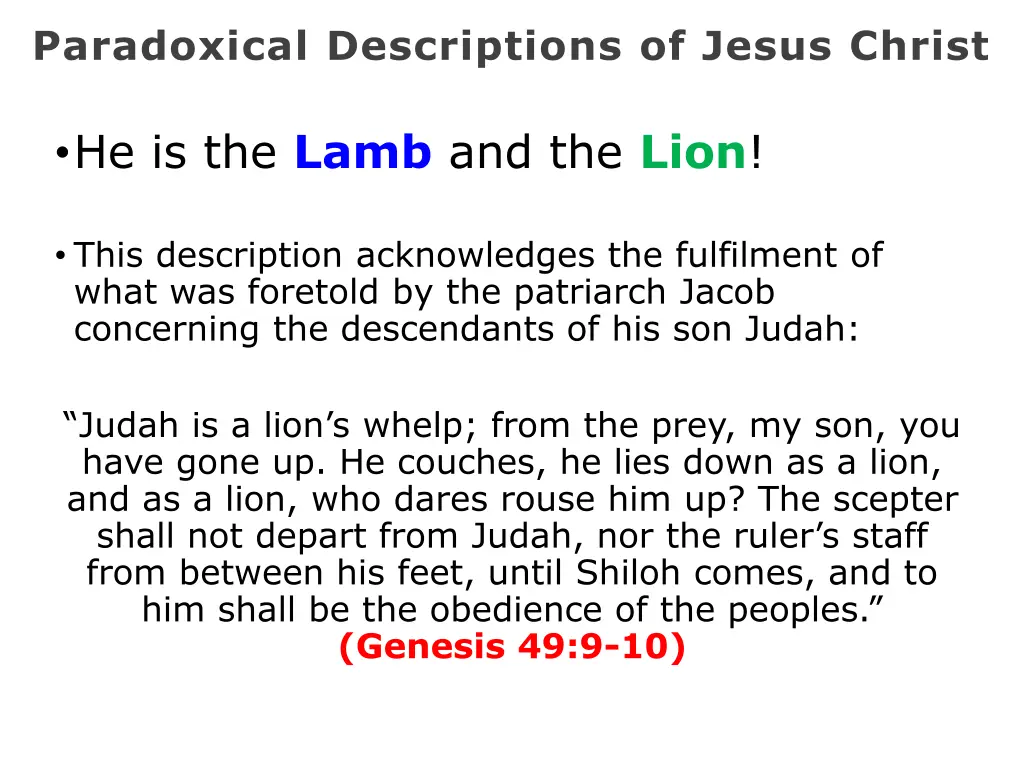 paradoxical descriptions of jesus christ 9