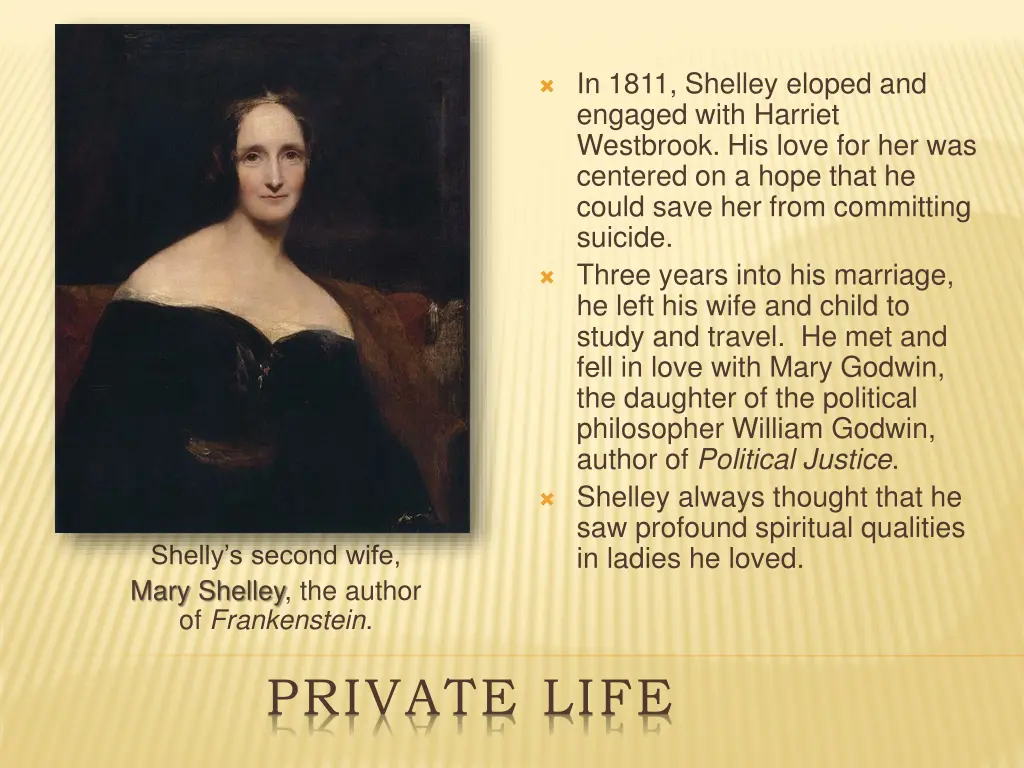 in 1811 shelley eloped and engaged with harriet