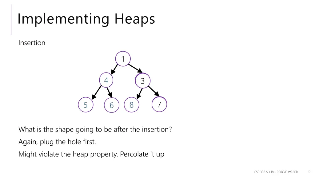 implementing heaps 1