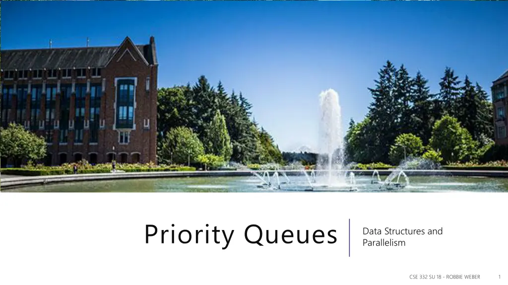 priority queues