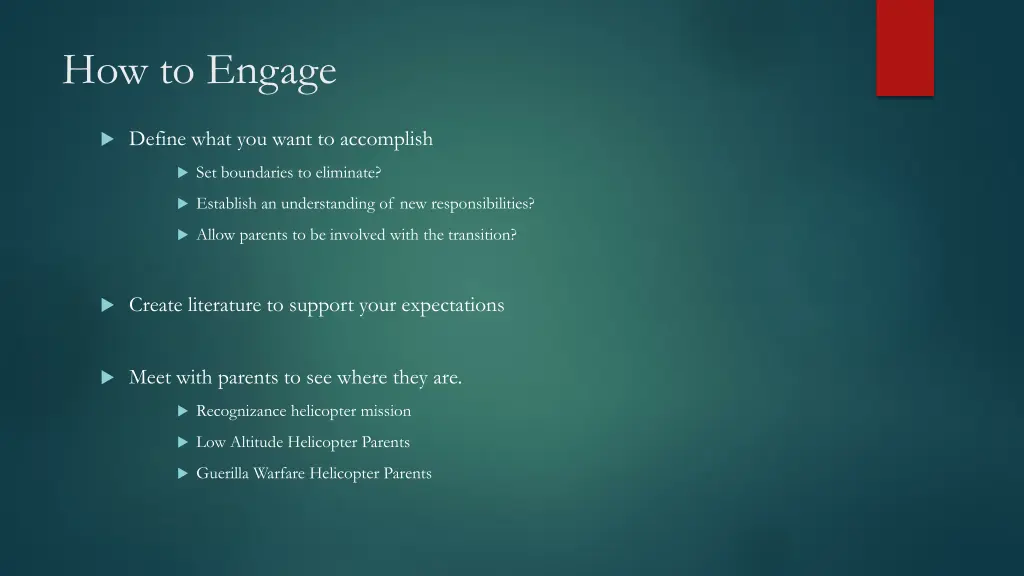how to engage
