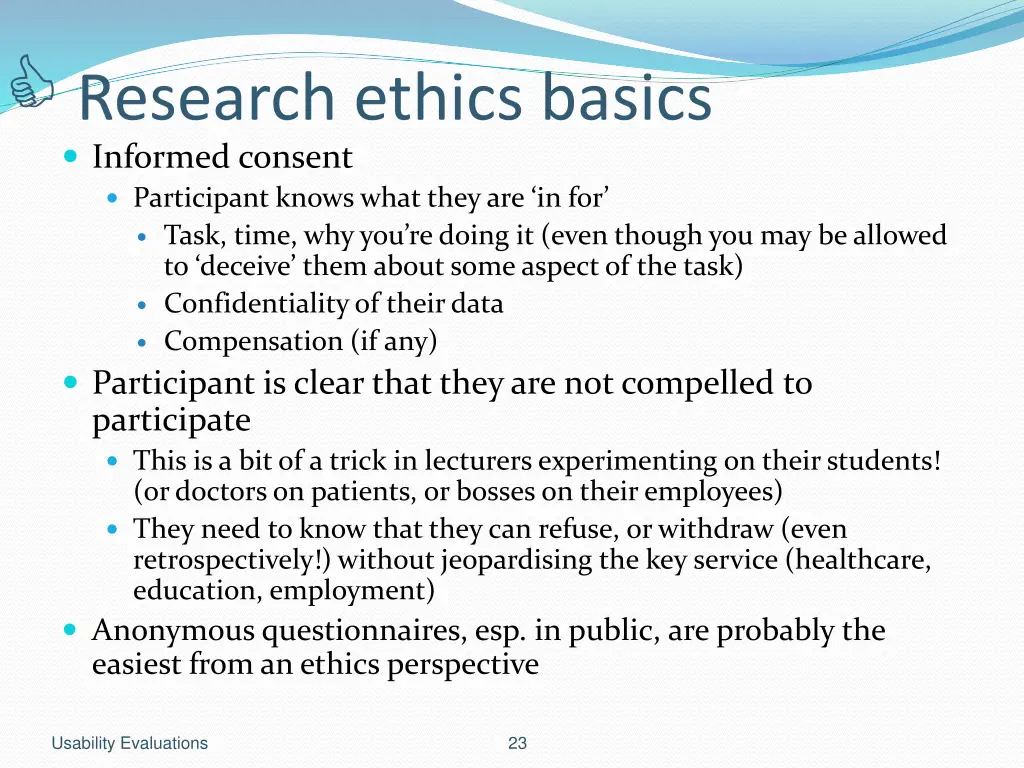 research ethics basics informed consent