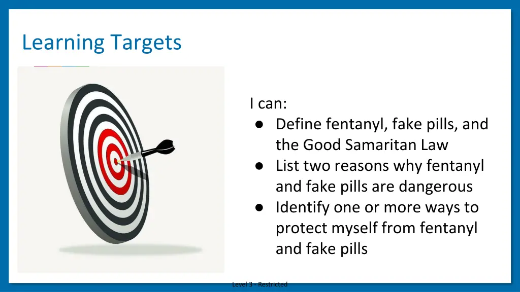 learning targets