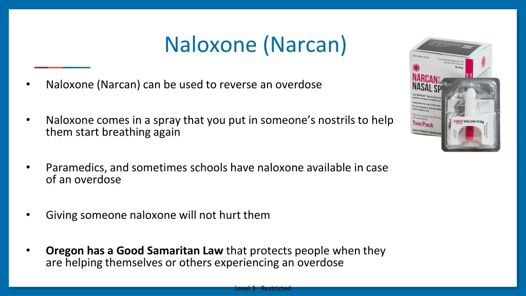 naloxone narcan
