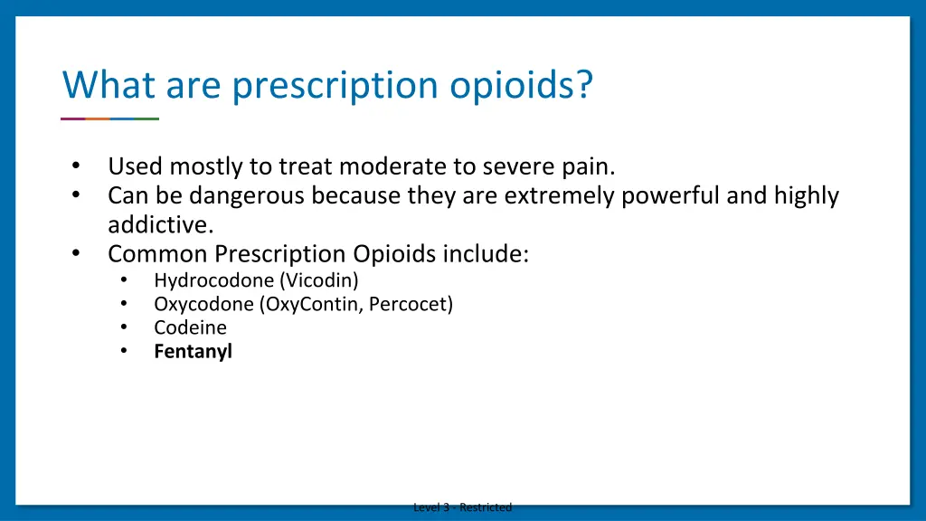 what are prescription opioids