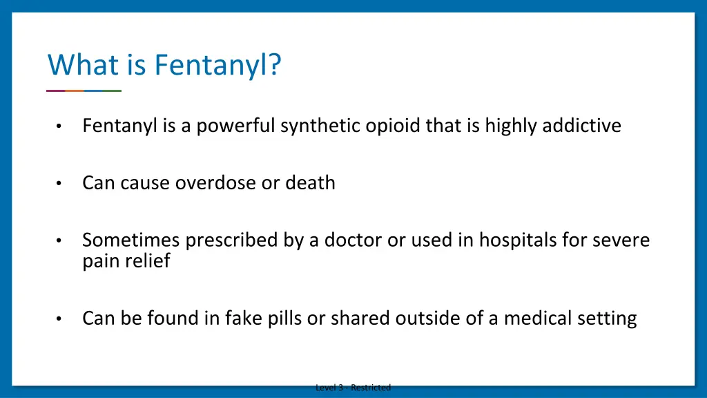 what is fentanyl