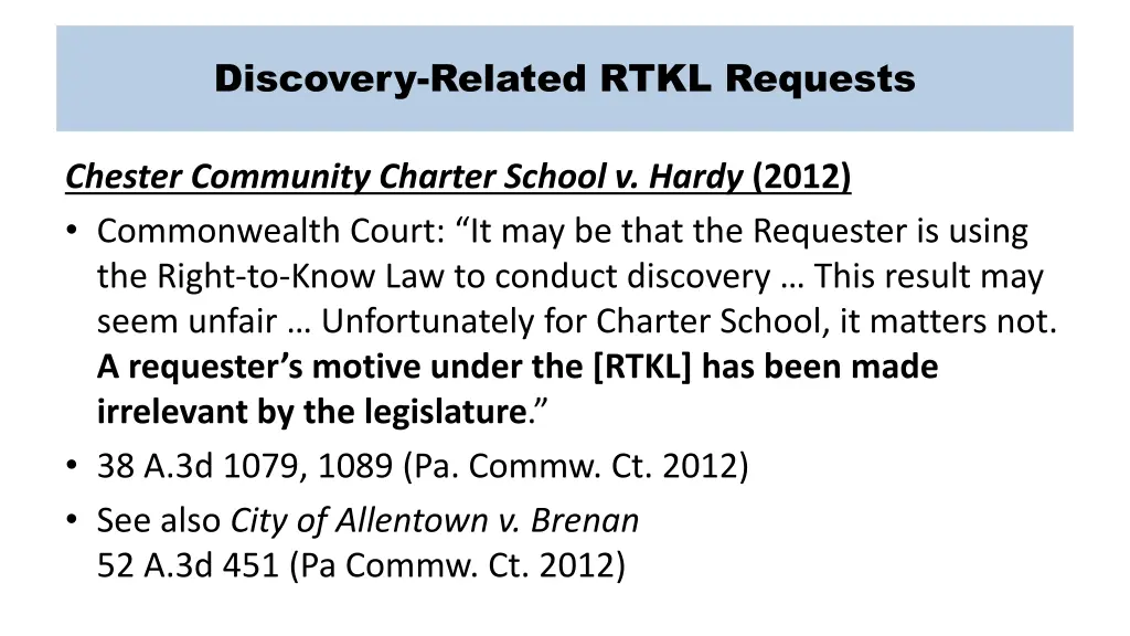 discovery related rtkl requests 2