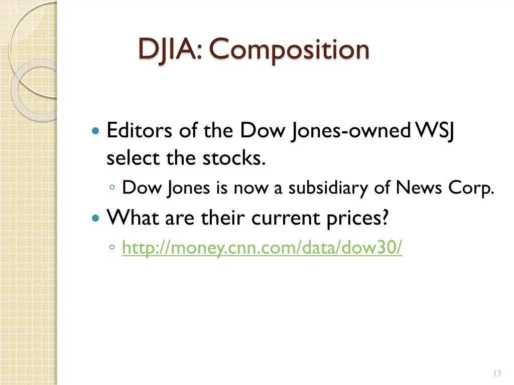 djia composition 2