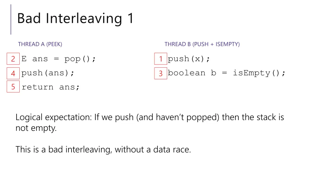 bad interleaving 1