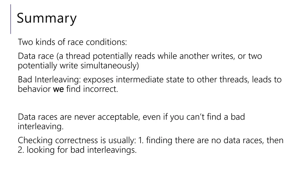 summary