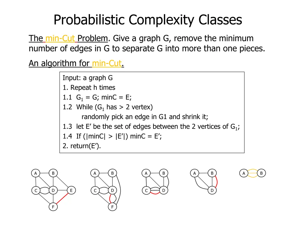 probabilistic complexity classes 12