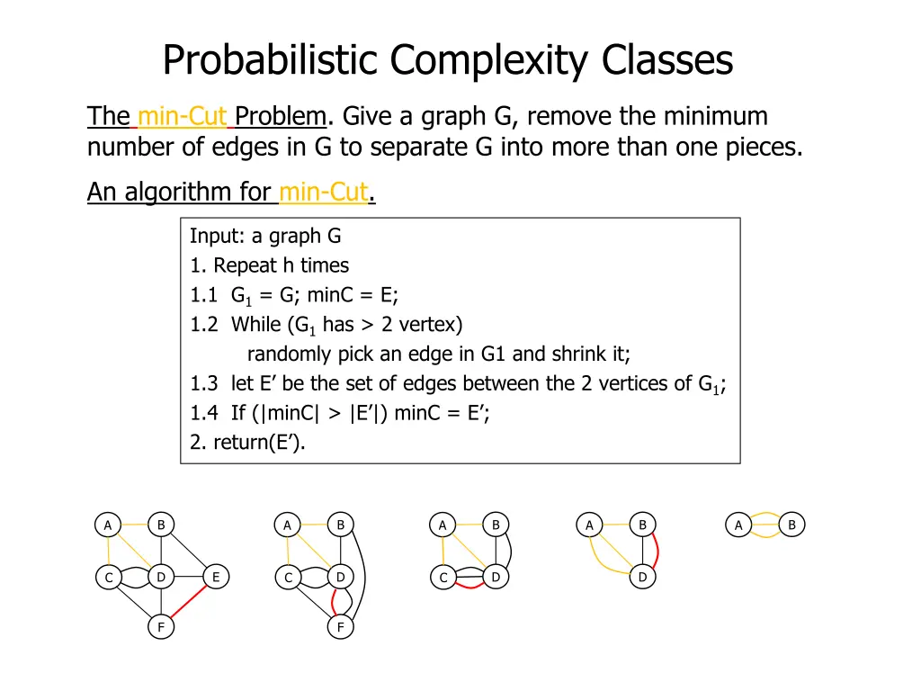 probabilistic complexity classes 16