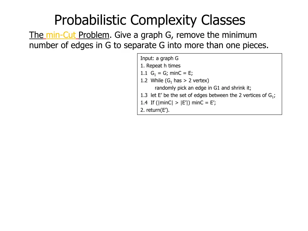 probabilistic complexity classes 17