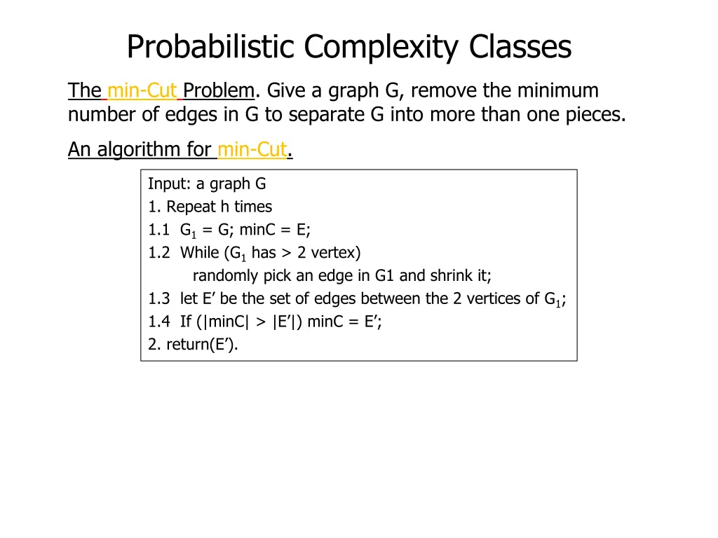 probabilistic complexity classes 2