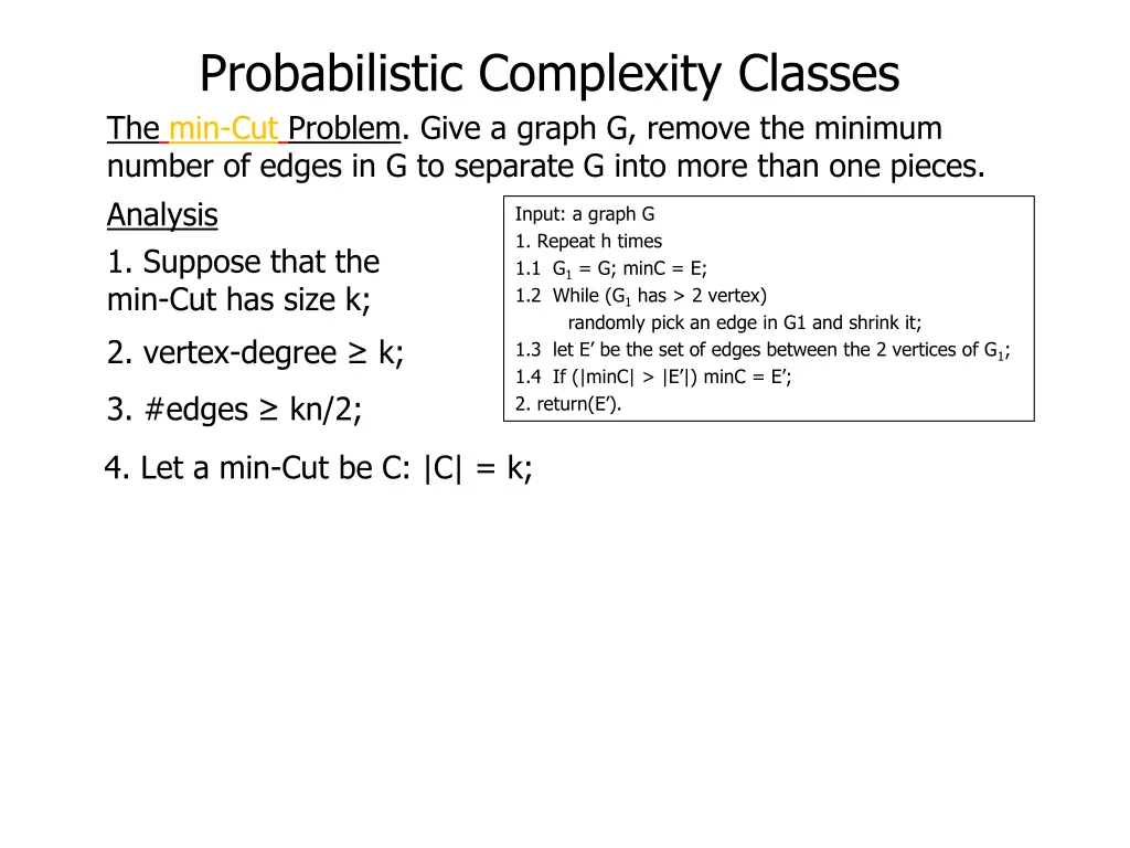 probabilistic complexity classes 21