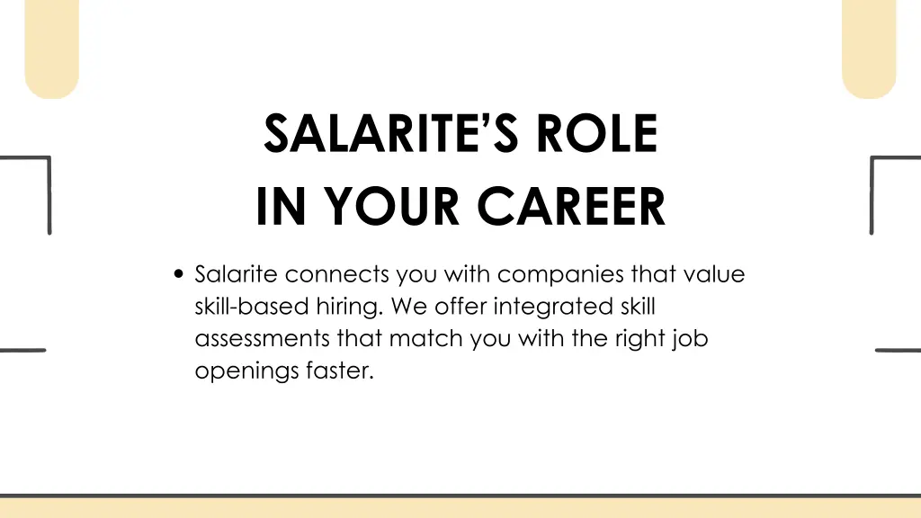 salarite s role in your career