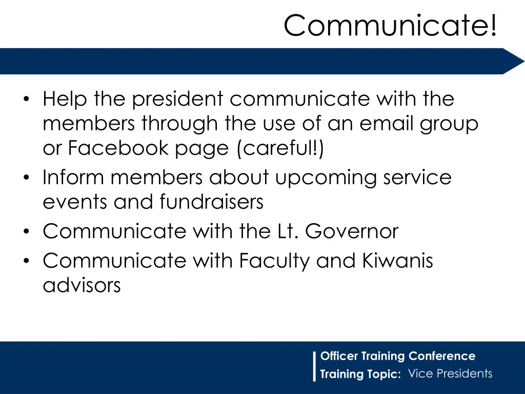 communicate
