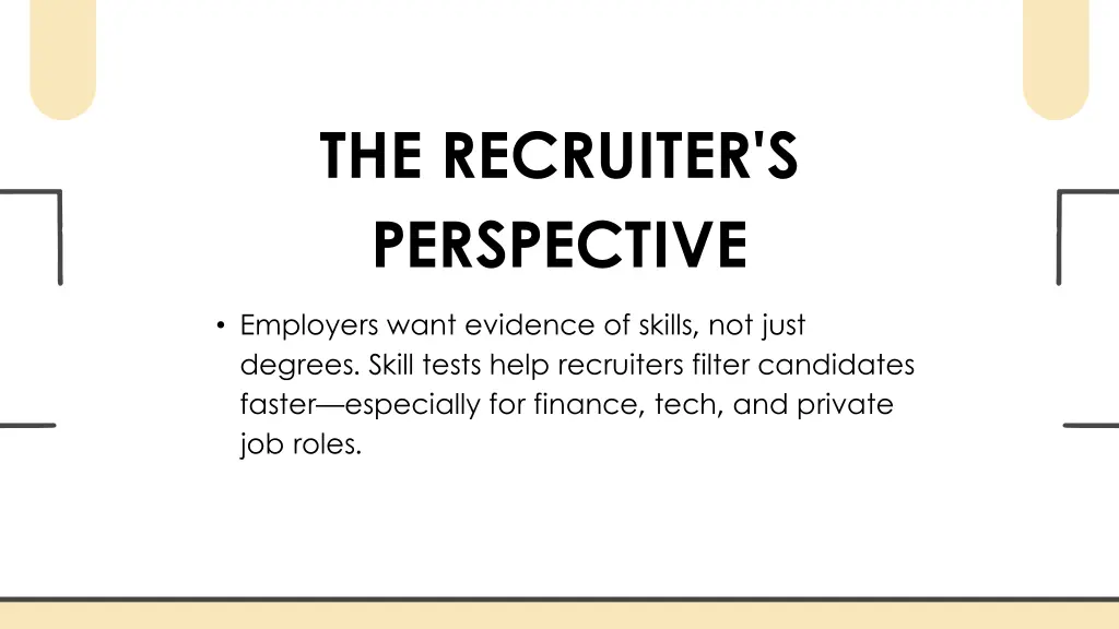 the recruiter s perspective