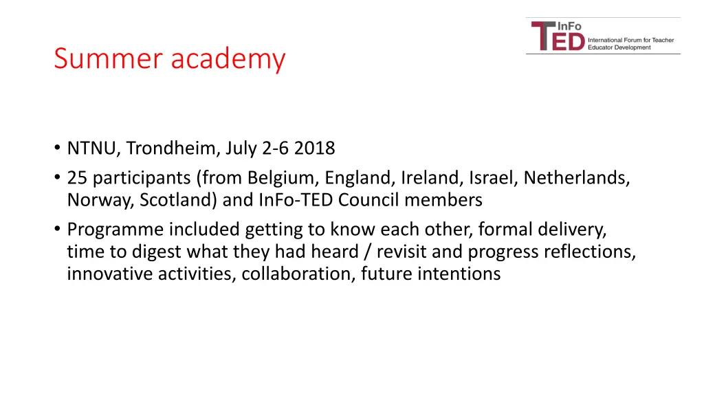 summer academy