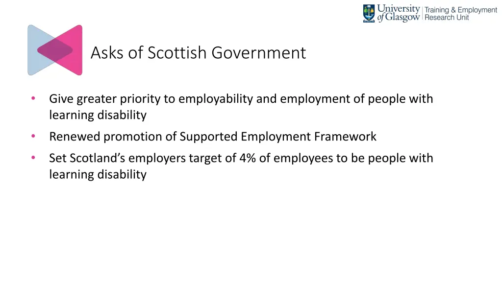 asks of scottish government