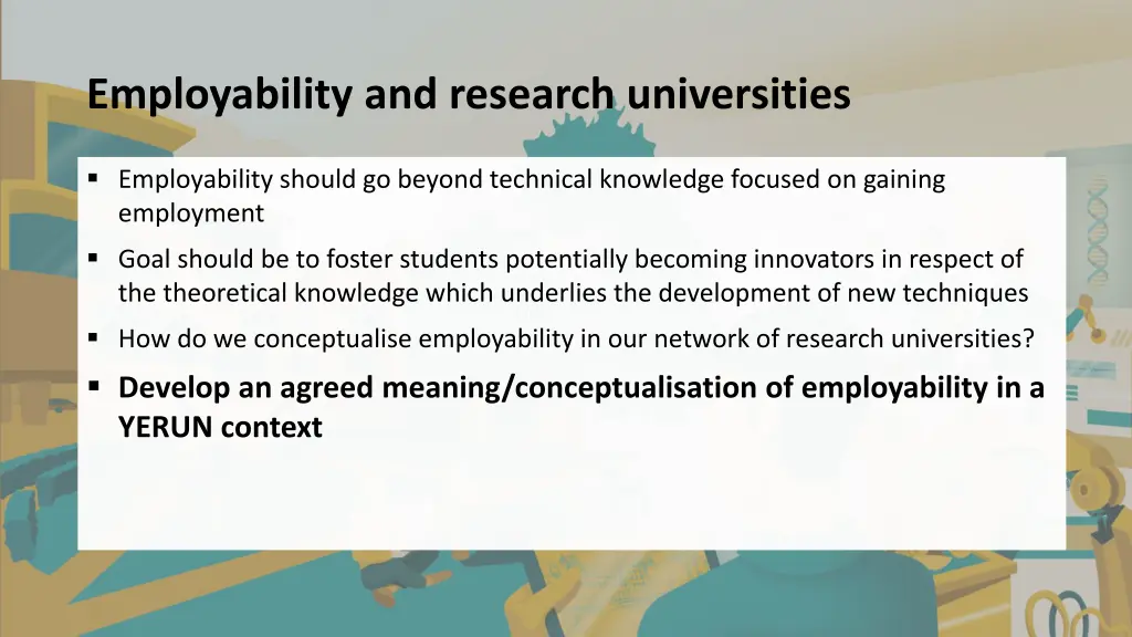 employability and research universities