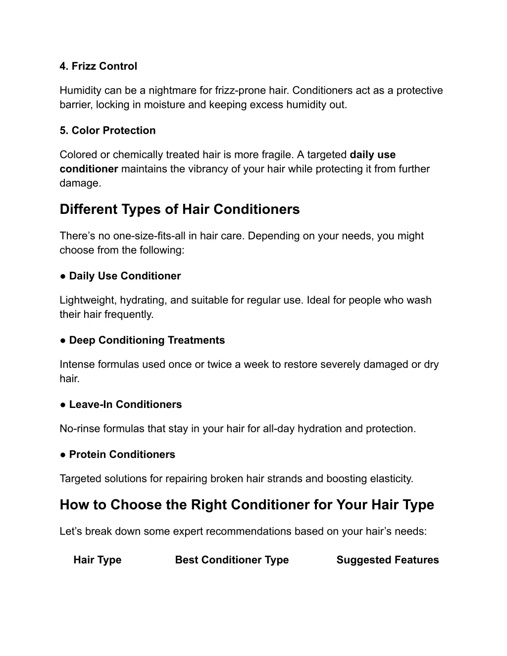 4 frizz control