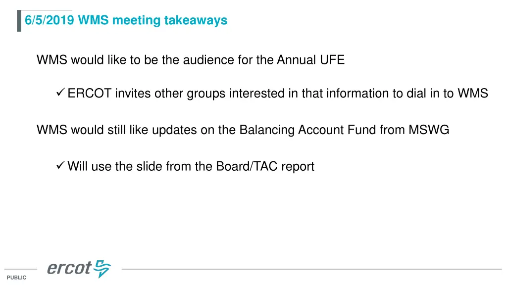 6 5 2019 wms meeting takeaways