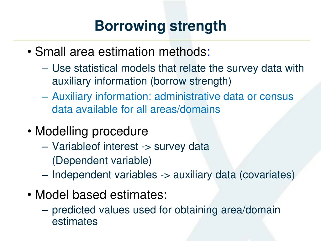 borrowing strength