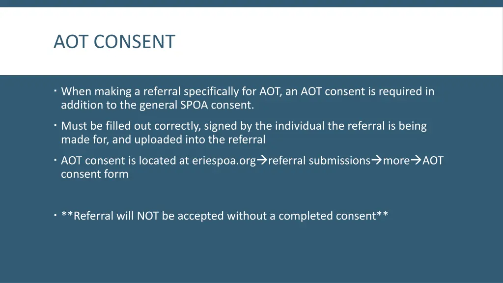 aot consent