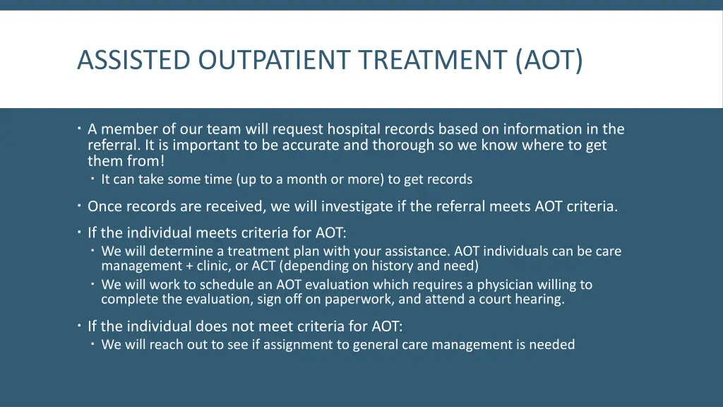assisted outpatient treatment aot