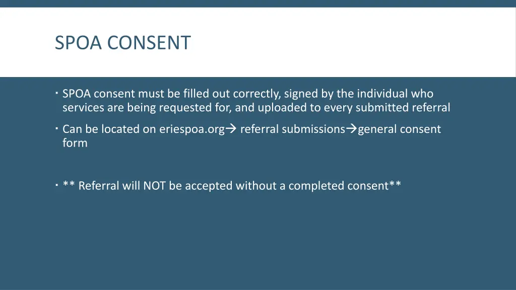 spoa consent
