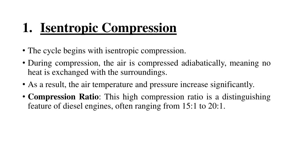 1 isentropic compression