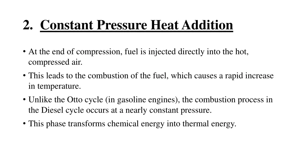 2 constant pressure heat addition