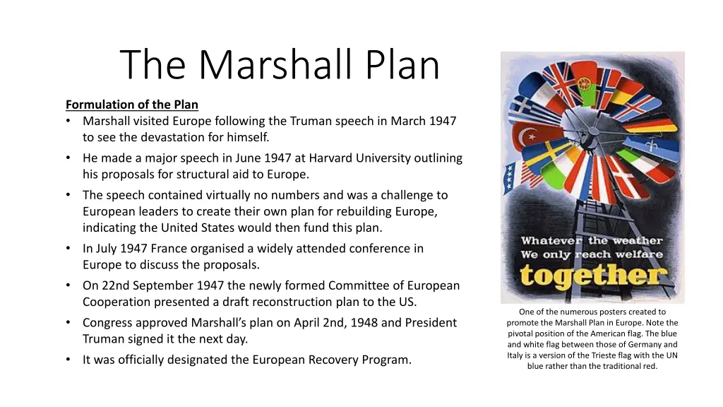 the marshall plan 1