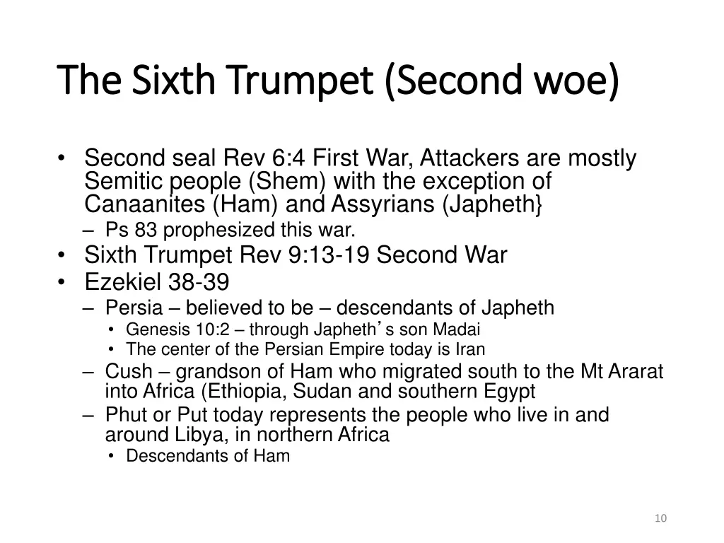 the sixth trumpet second woe the sixth trumpet