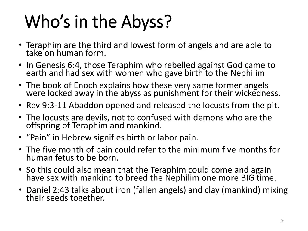 who s in the abyss who s in the abyss