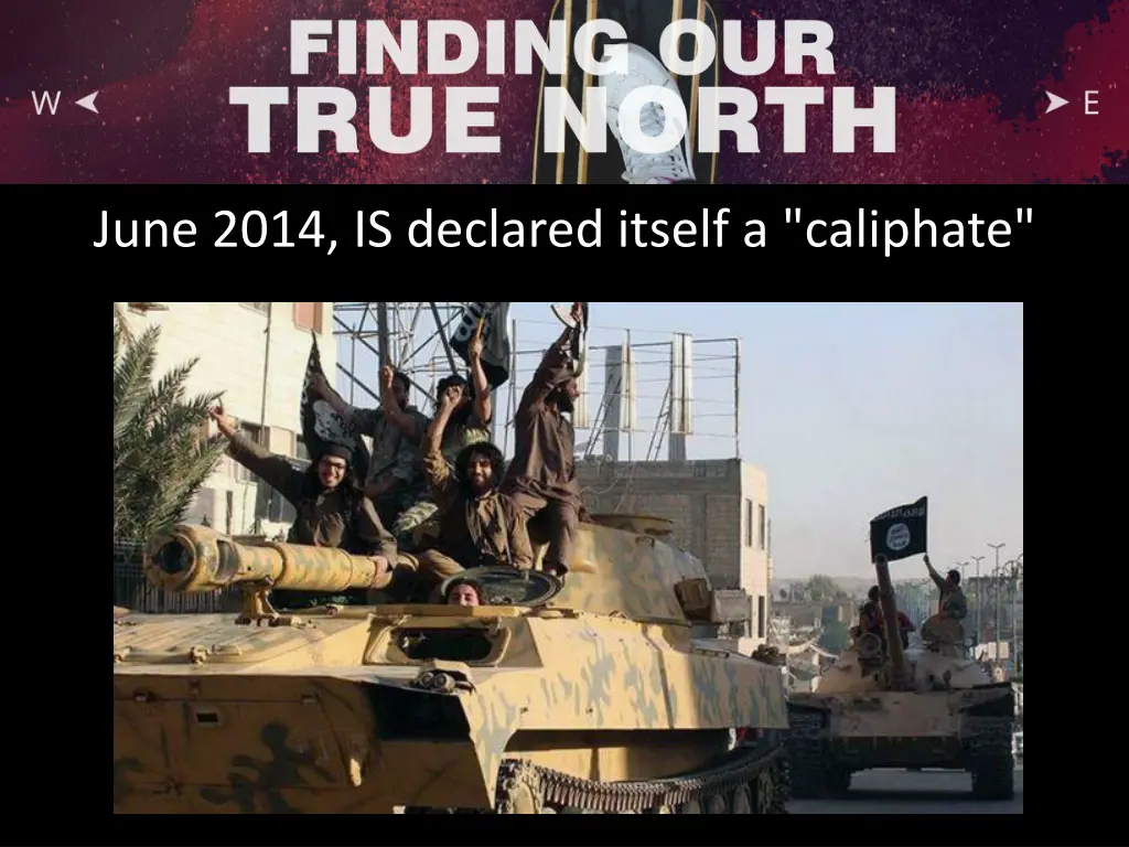 june 2014 is declared itself a caliphate