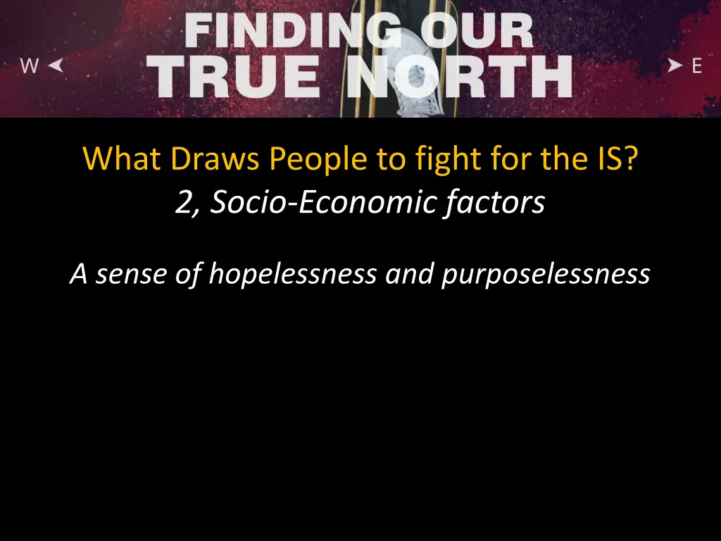 what draws people to fight for the is 2 socio 1