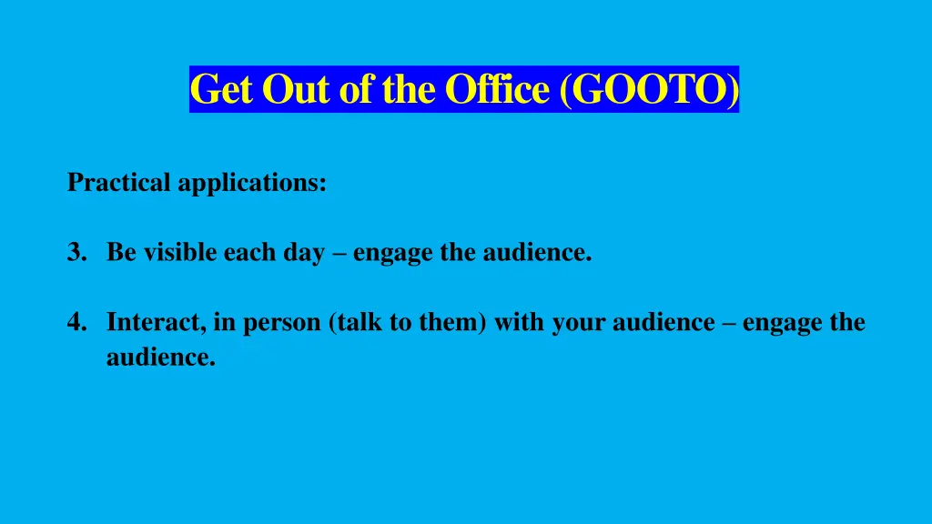 get out of the office gooto 1