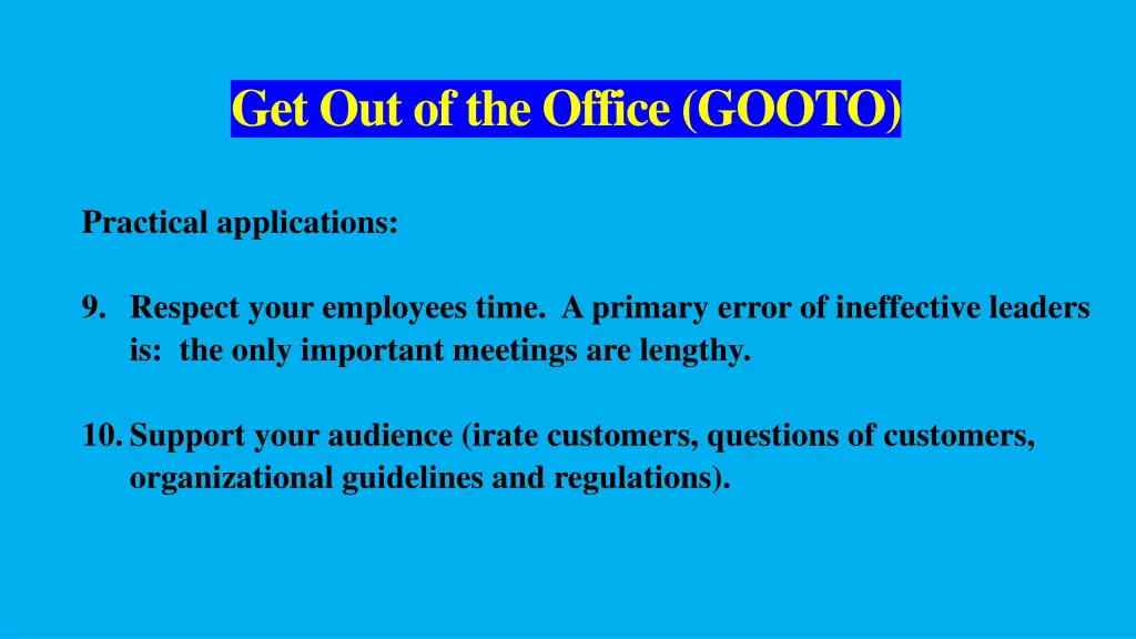 get out of the office gooto 4