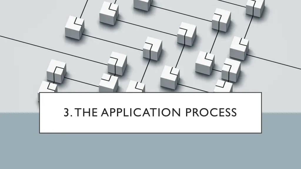 3 the application process