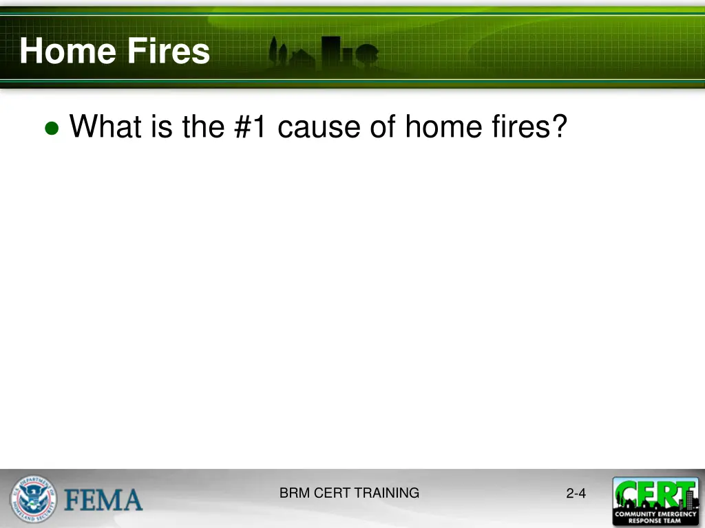home fires
