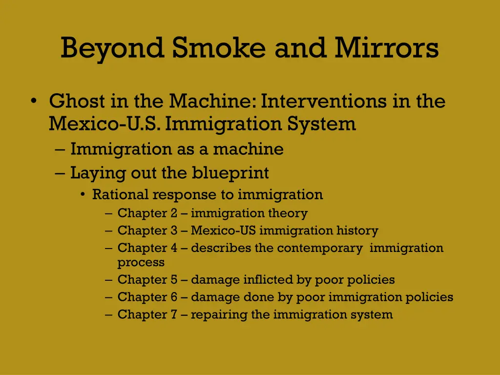 beyond smoke and mirrors 1
