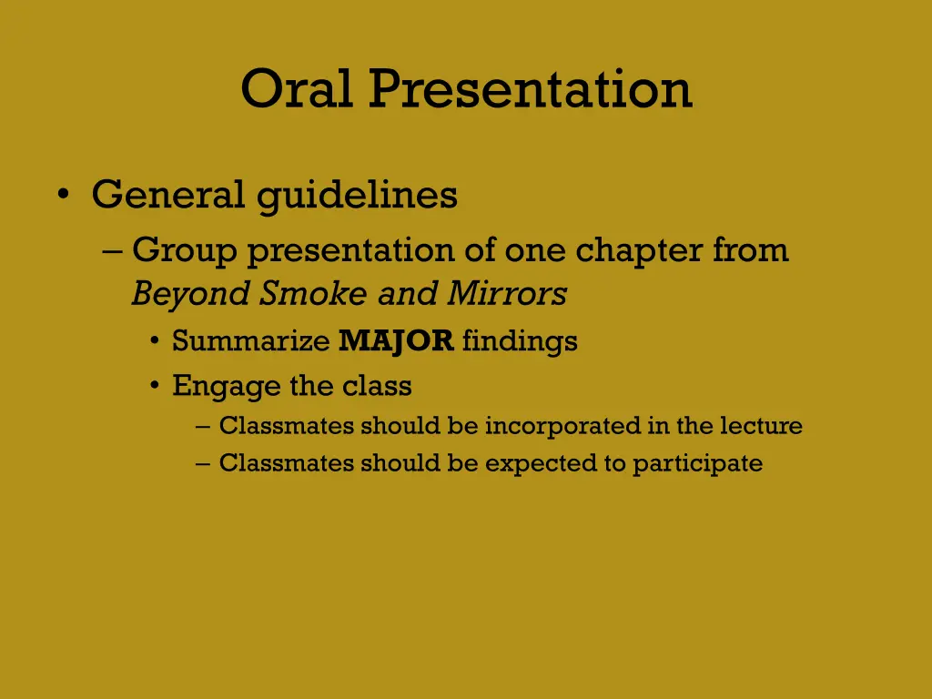 oral presentation 1