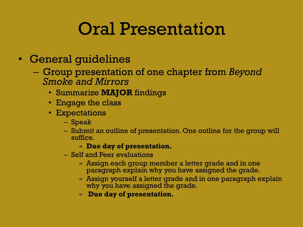 oral presentation 2