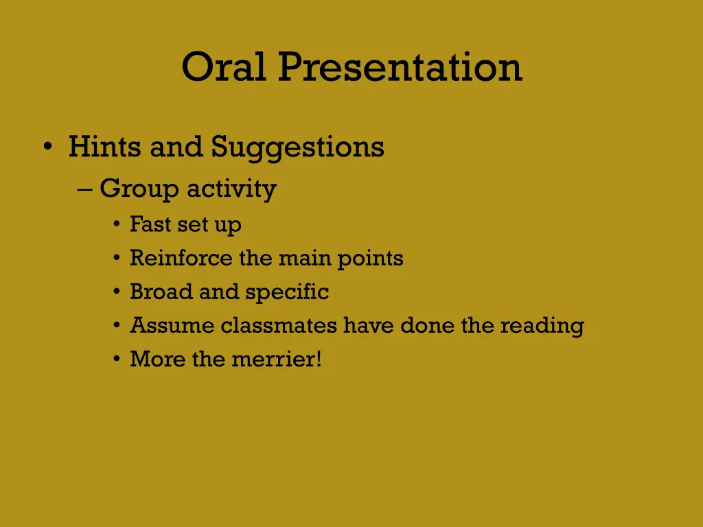 oral presentation 5