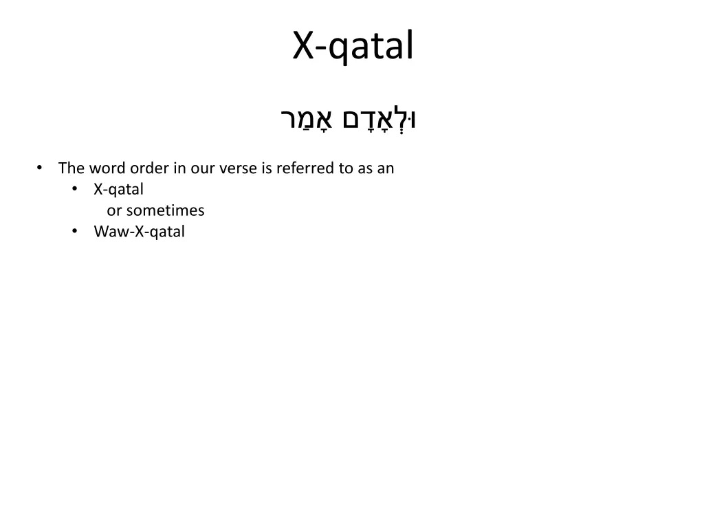 x qatal