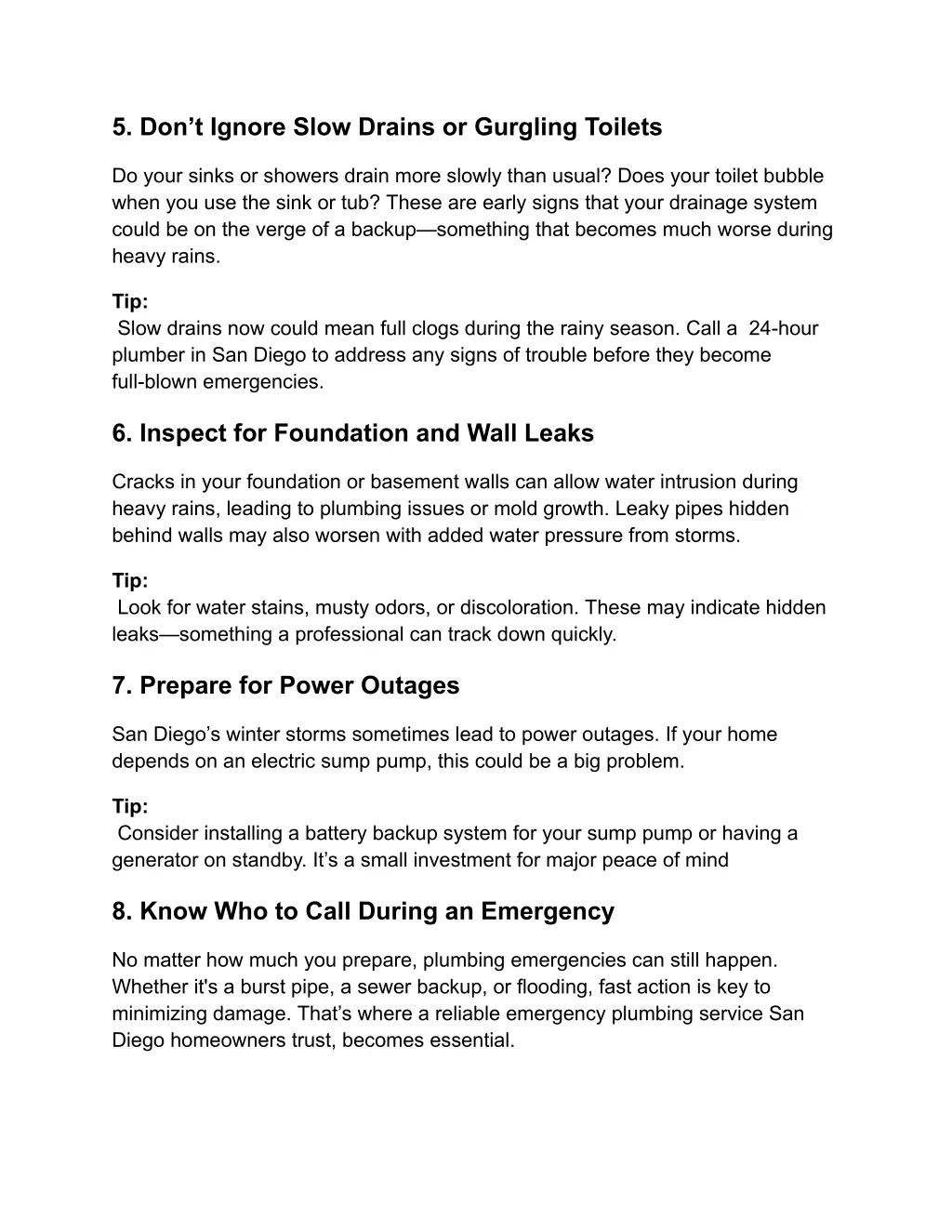 5 don t ignore slow drains or gurgling toilets